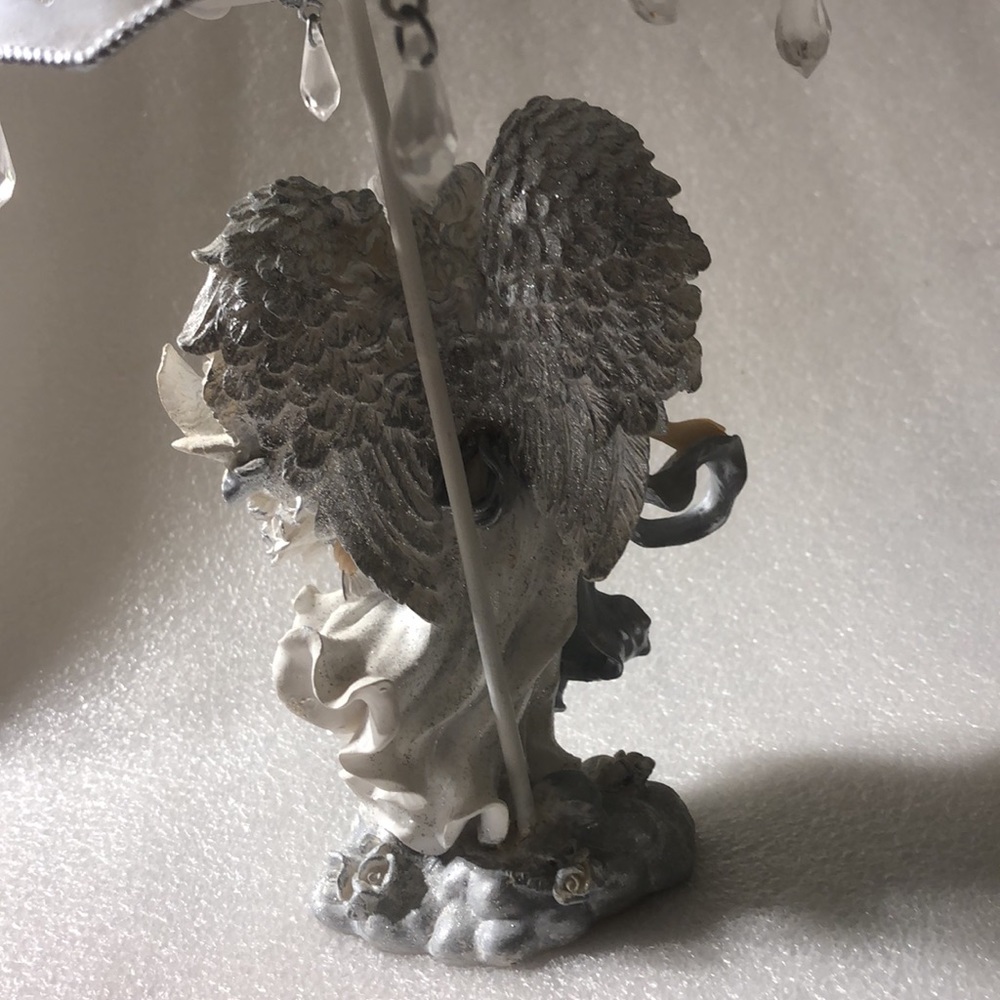 Home interiors shiny glitter Angel tea light stand - Picture 11 of 15